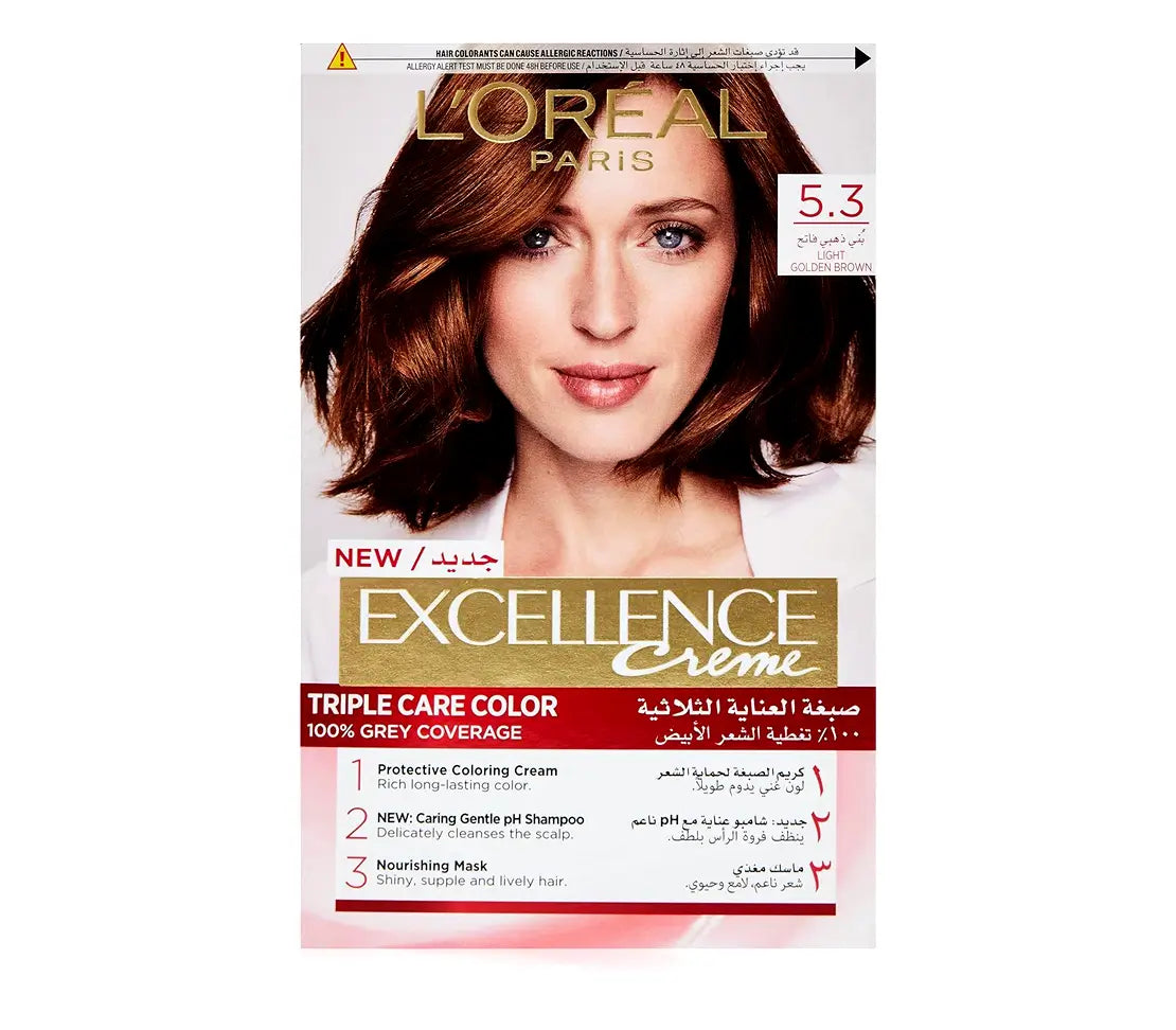 L'Oreal Excl Light Golden Brown 5.3 Hair Color