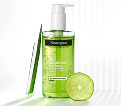 Neutrogena Facial Wash Oil Balancing With Lime & Aloe Vera Pump 200ml