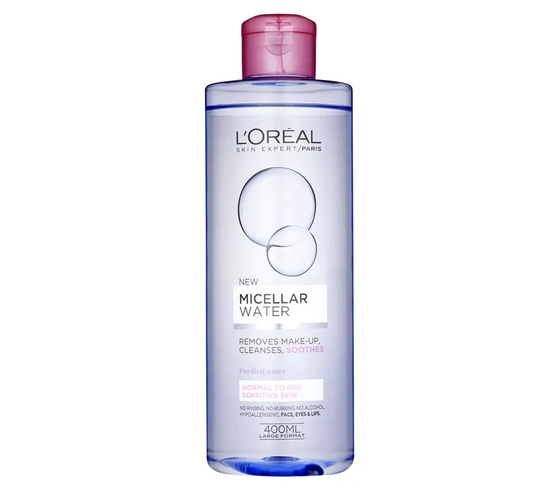 L'Oreal Paris Micellar Water Makeup Remover 400ml - Cared