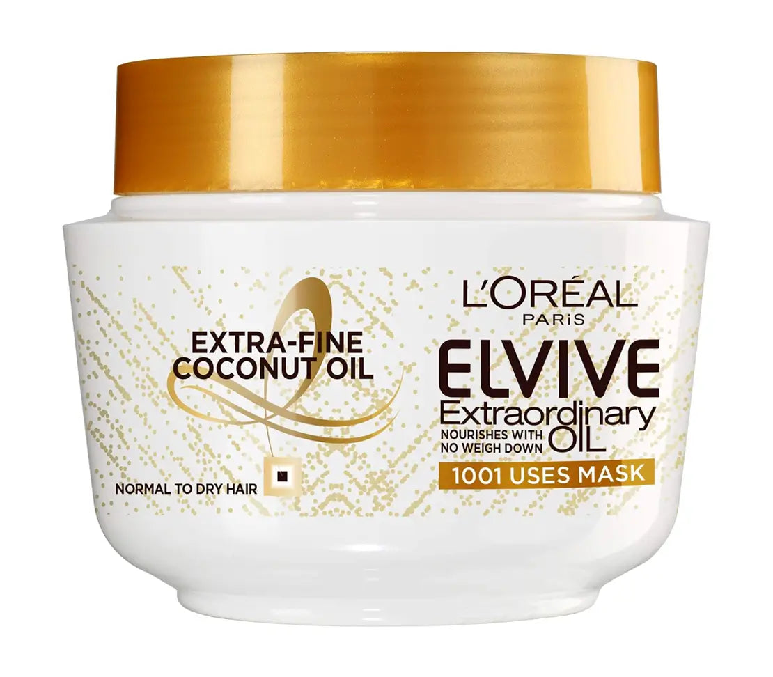 L'Oreal Paris Elvive Extraordinary Oil Coconut Hair Mask 300ml - Cared