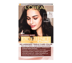 L'Oreal Excellence Crème Tripple Protection - 3u Dark Brown Hair Color 48ml