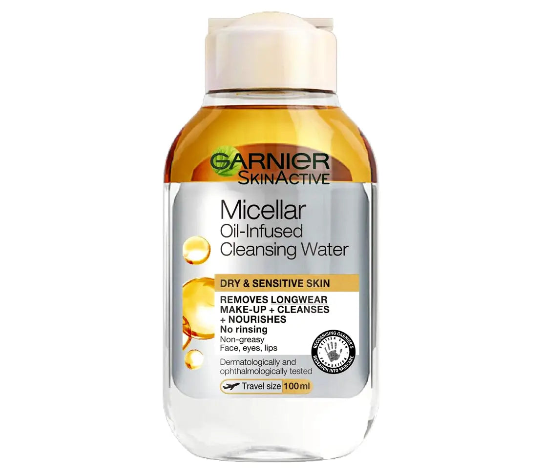 Garnier Micellar Oil-infused Cleansing Water 100ml - Cared