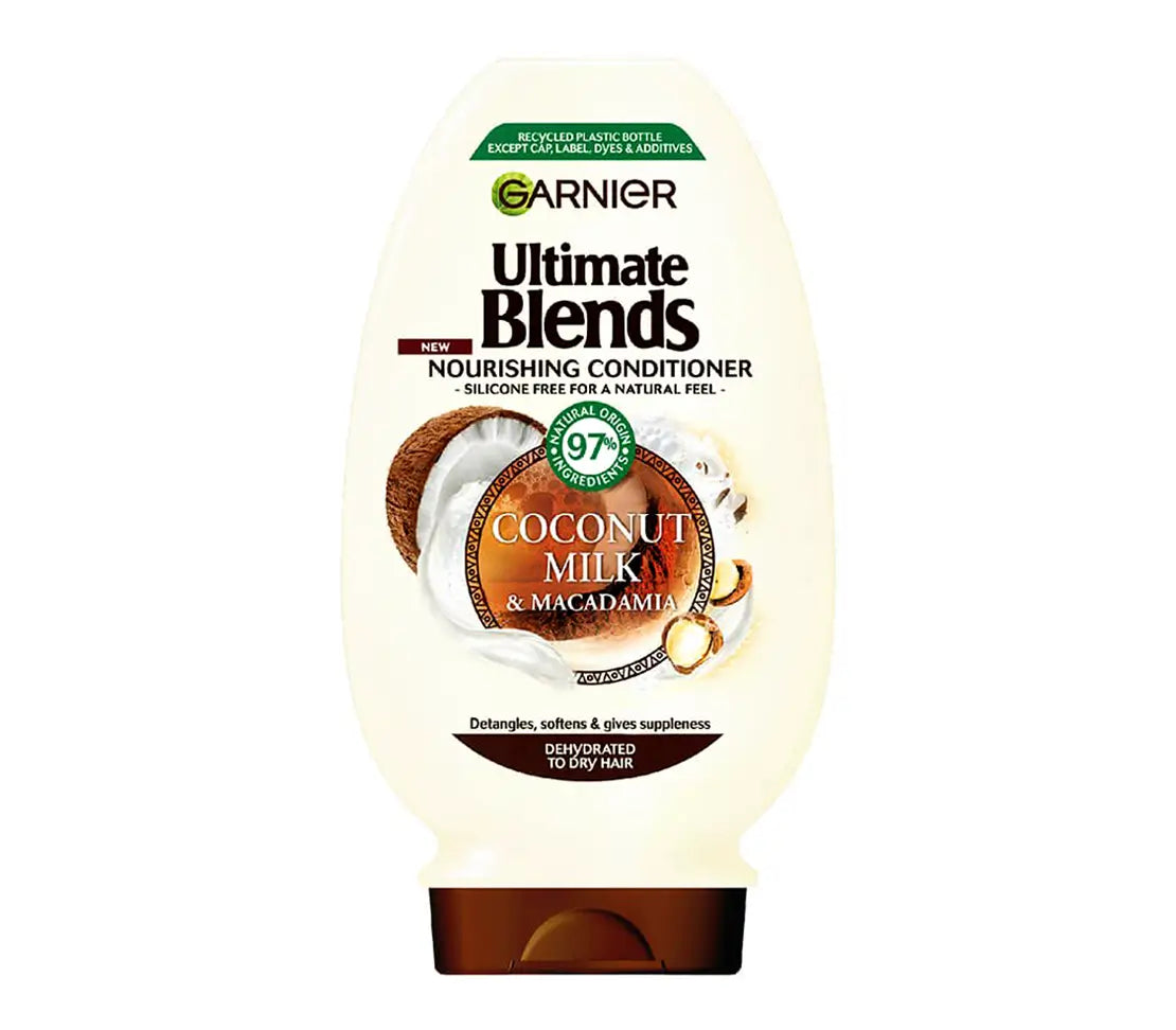 Garnier Ultimate Blends Coconut Milk & Macadamia Nourishing Conditioner 400ml