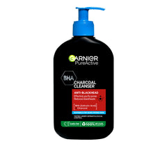 Garnier Pure Active Anti-blackhead Charcoal Deep Cleanser 250ml - Cared