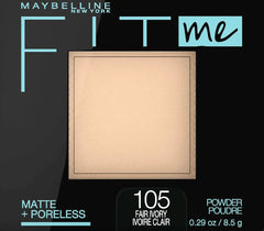 Maybelline Fit Me Matte & Poreless Pressed Face Powder 105 Natural Ivory