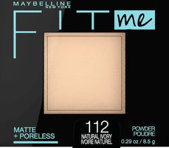 Maybelline Fit Me Matte & Poreless Pressed Face Powder 112 Natural Ivory