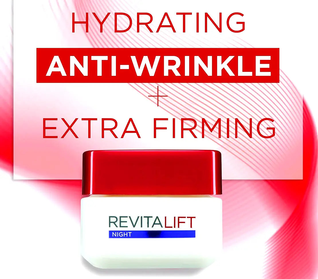 L'Oreal Revitalift Anti Wrinkle & Extra Firming Night Cream 50ml - Cared