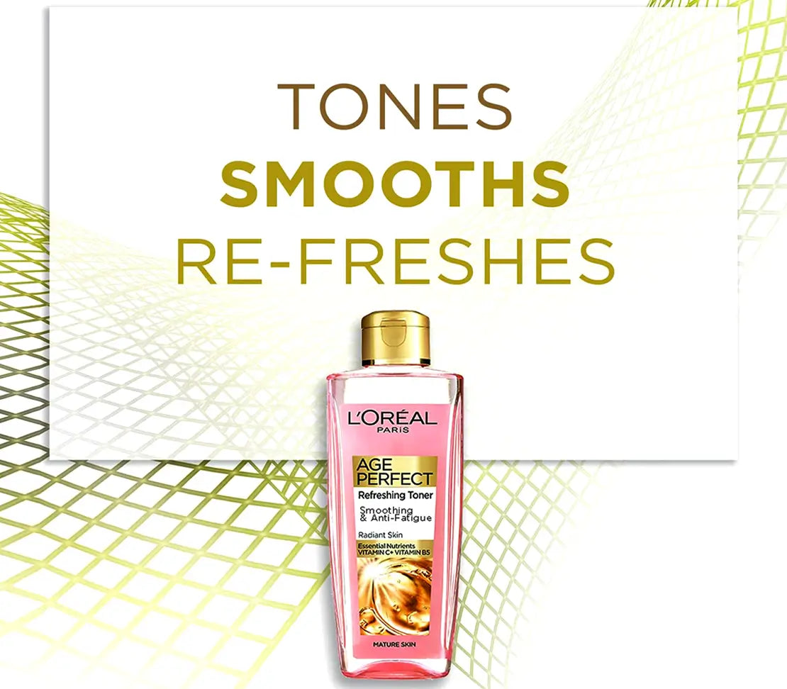 L'Oreal Paris Age Perfect Refreshing Toner, 200ml - Cared