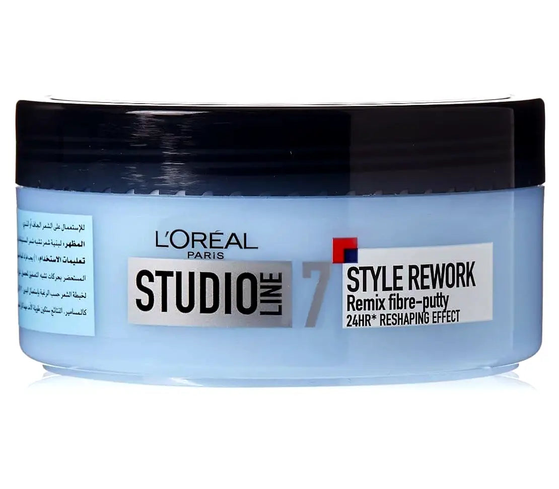 L'Oreal Studio Line 7 Style Rework Remix Fiber Hair Gel 150ml - Cared