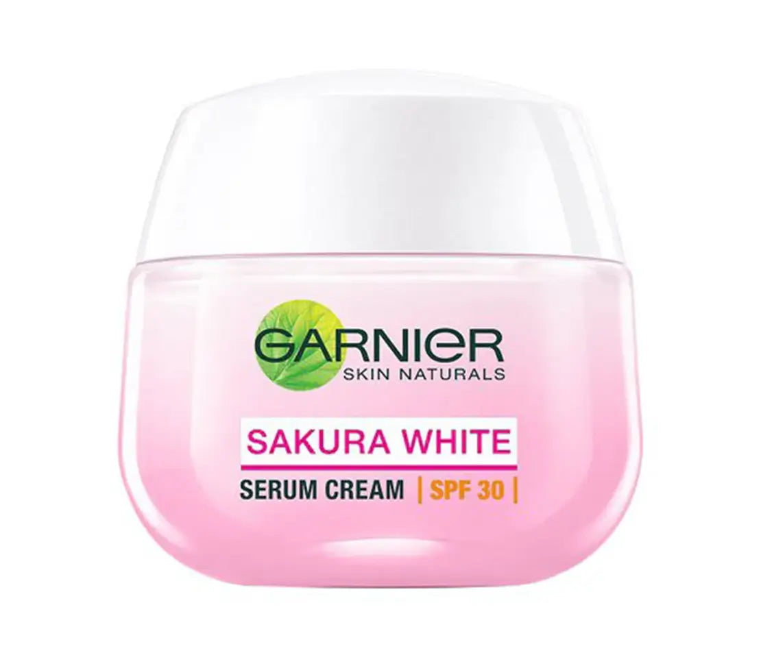 Garnier Sakura White Spf 30 Day Serum Cream 50ml - Cared