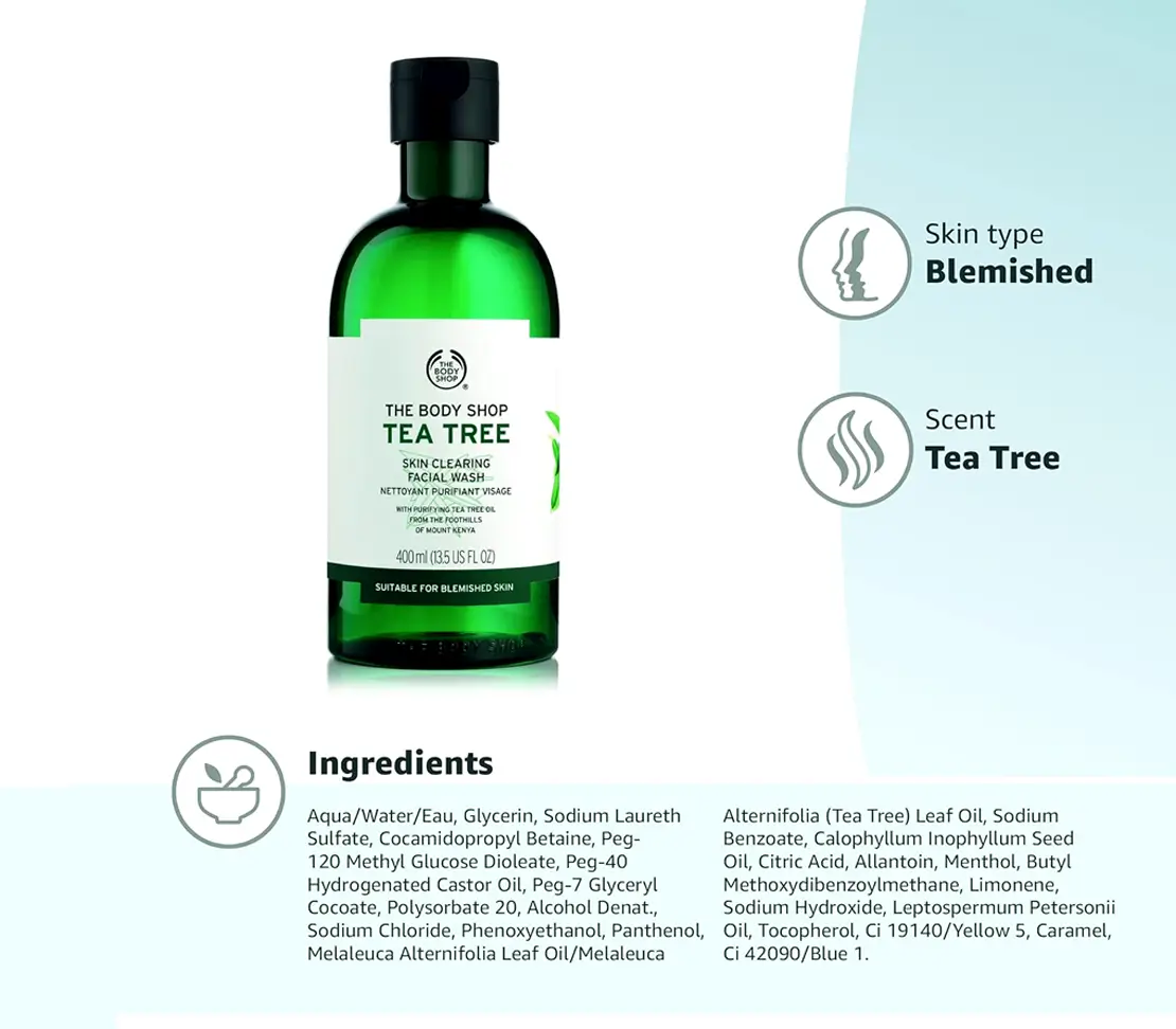 The Body Shop Tea Tree Face Wash 400ml