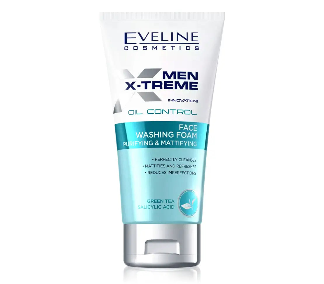 Eveline Men Xtreme Purifying Face Wash 150ml - Cared