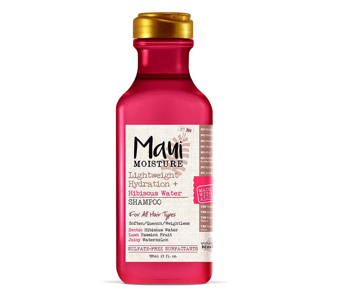 Maui Lightweight Hydration Hibiscus Water Shampoo 385ml - Cared