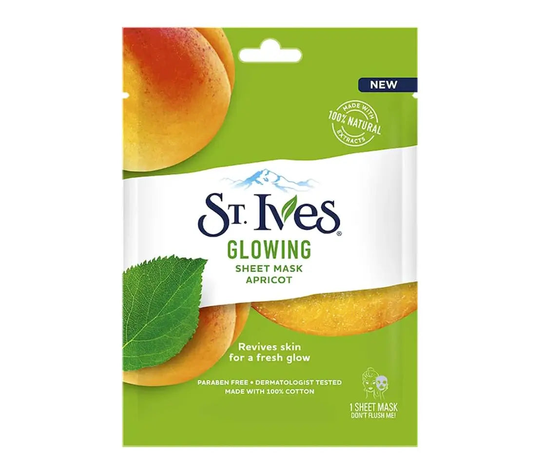 St. Ives Glowing Sheet Mask Apricot 30ml