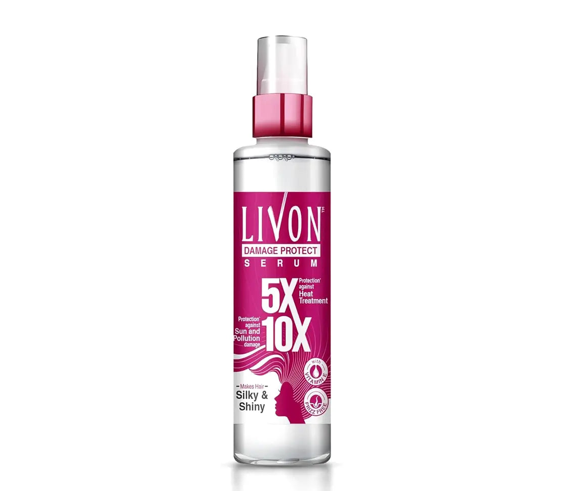 Livon Shiny Hair Serum with Vitamin E 50ml - Cared