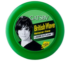 Gatsby Loose & Flow Styling Green Hair Wax 75g - Cared