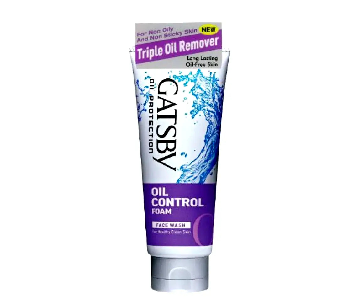 Gatsby Oil Control Foam Face Wash 120g - Cared