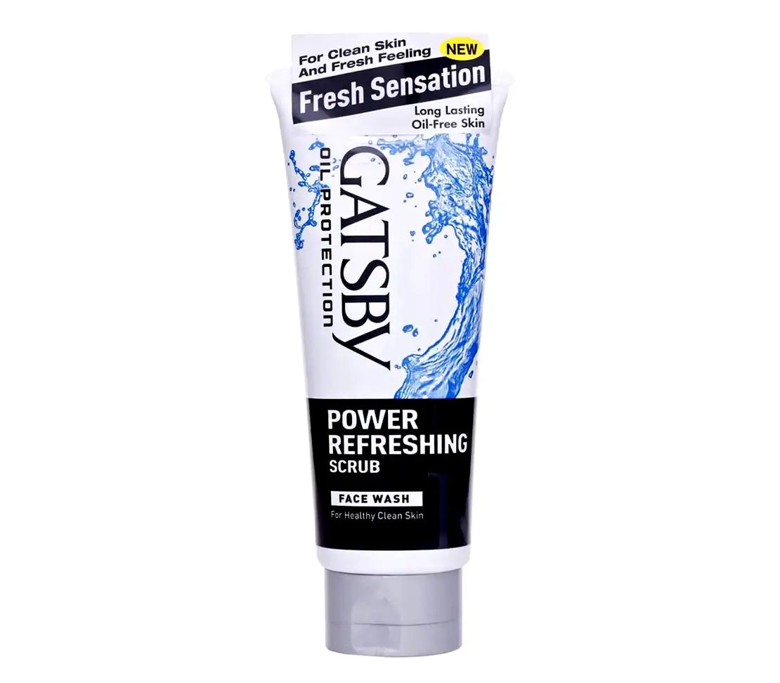 Gatsby Power Refreshing Scrub Face Wash 120g - Cared