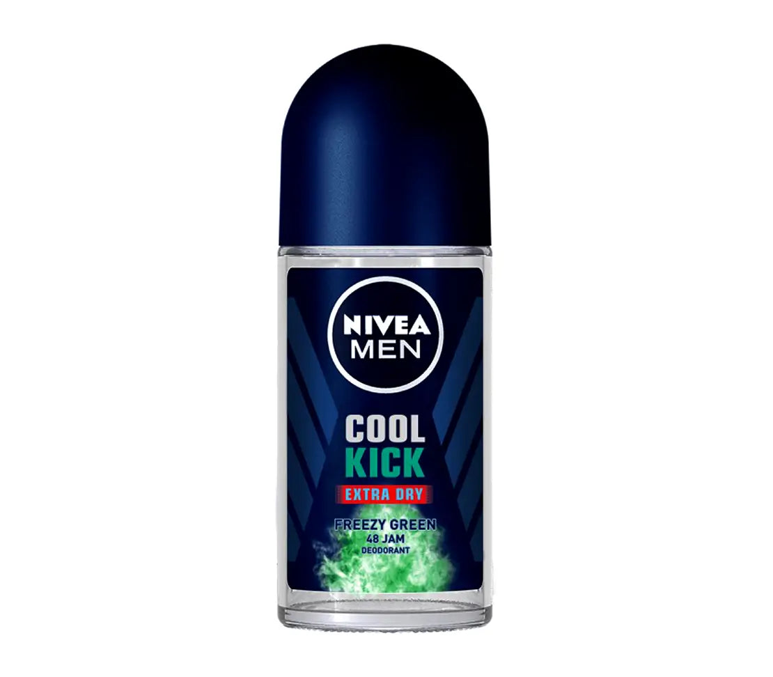 Nivea Men Cool Kick Freezy Green Roll on 50ml - Cared