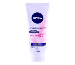 Nivea Sparkling Bright Facial Foam Pearl Micro Serum 10x Brightening 100ml - Cared