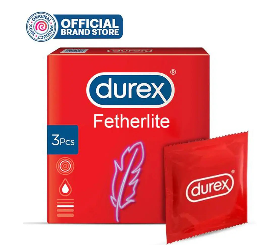 Bundle - Pack of 2 - Durex - Condoms 3s Featherlite