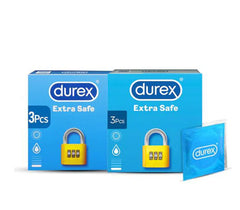 Pack of 2 - Durex Extra Safe 3's Condoms