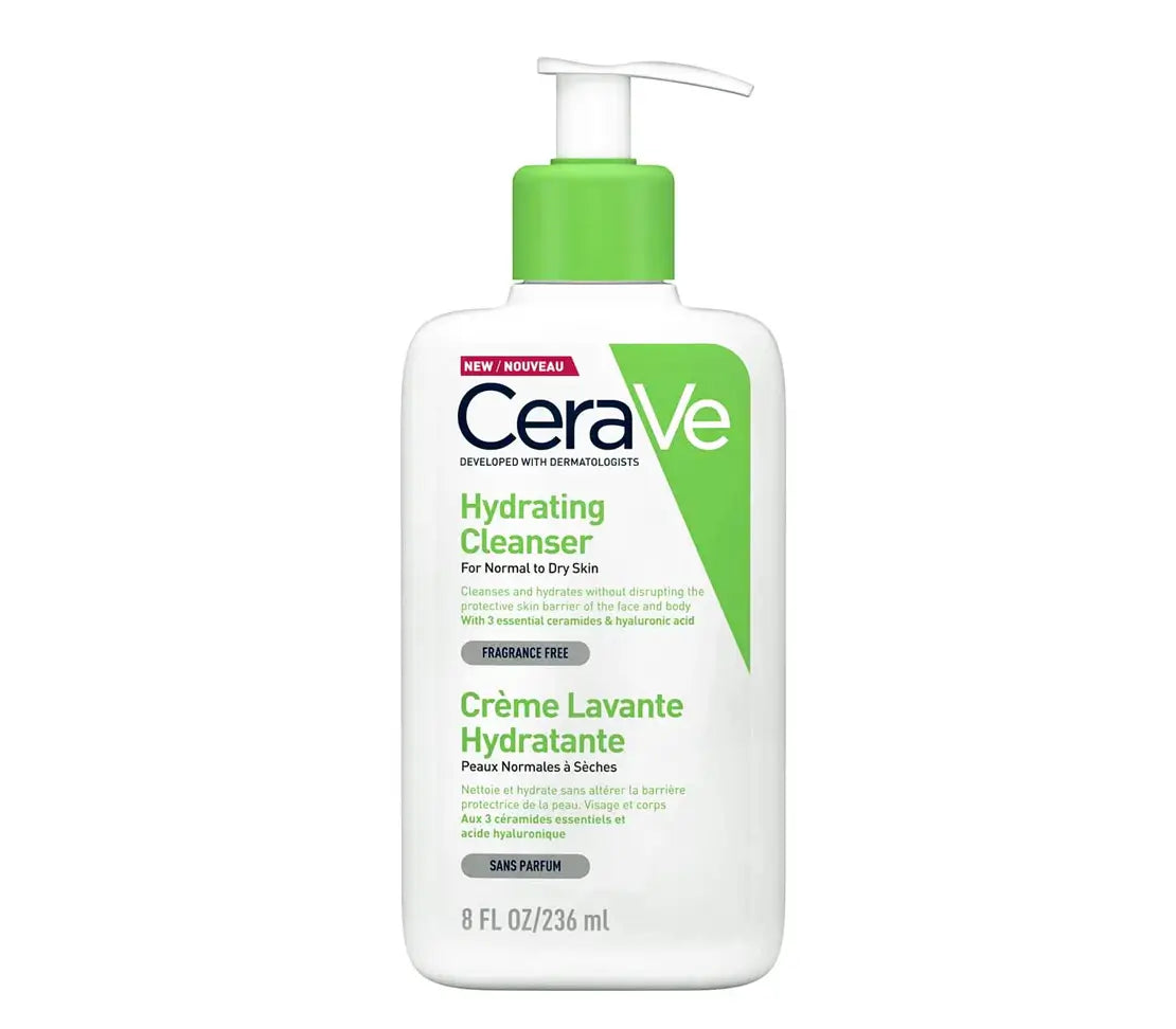 CeraVe Hydrating Cleanser - 236ml Gentle Face Wash