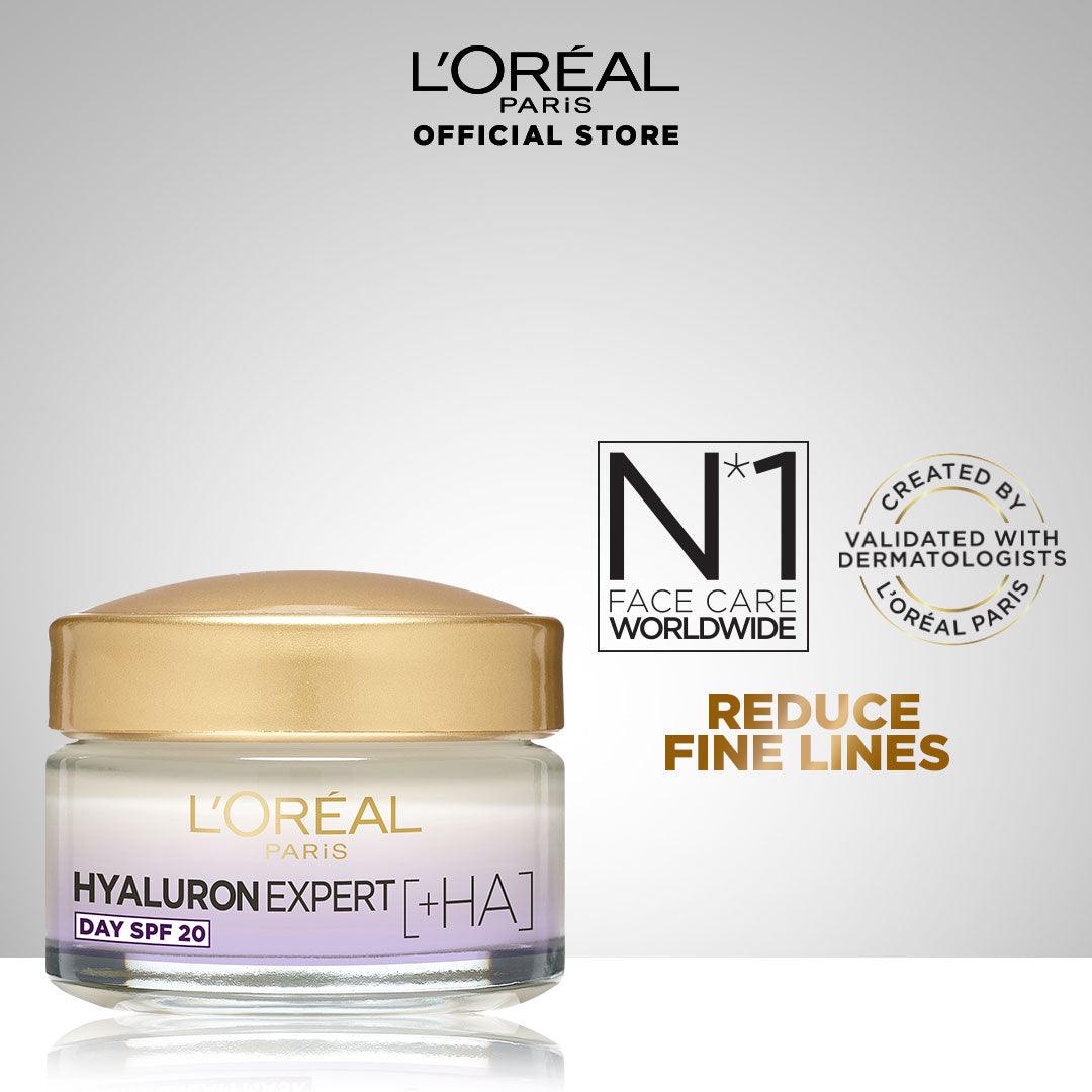 L'Oreal Paris Hyaluron Expert Replumping Moisturizing Day Cream Spf 20 50 Ml - Cared