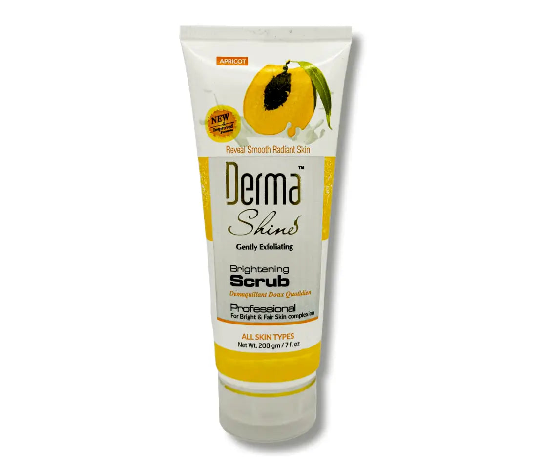 Derma Shine Apricot Scrub – Exfoliating & Deep Cleansing Formula