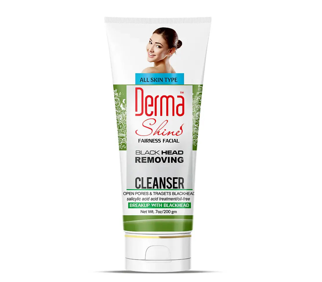 Derma Shine Blackhead Removing Cleanser | Deep Cleansing Solution for Clear Skin