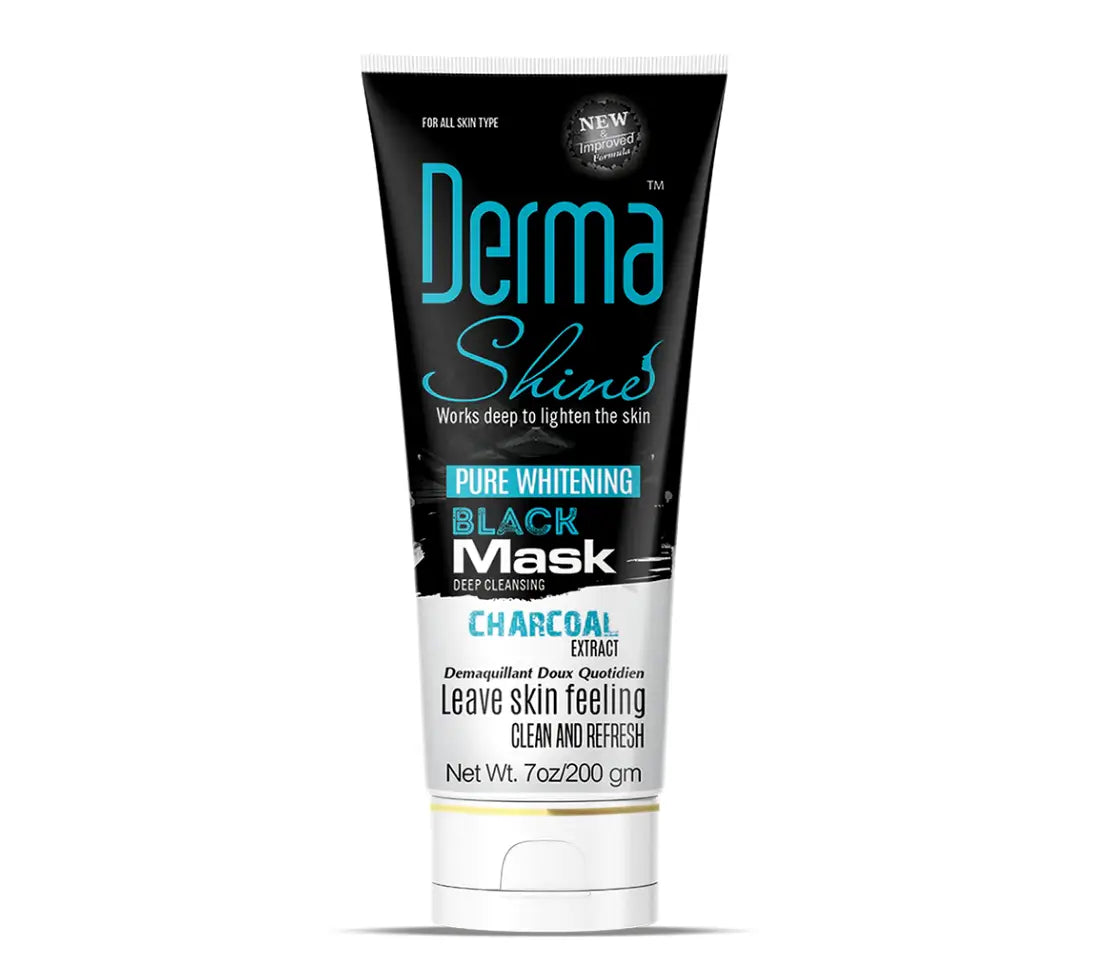 Derma Shine Peel Off Charcoal Black Mask – Deep Cleansing & Blackhead Removal