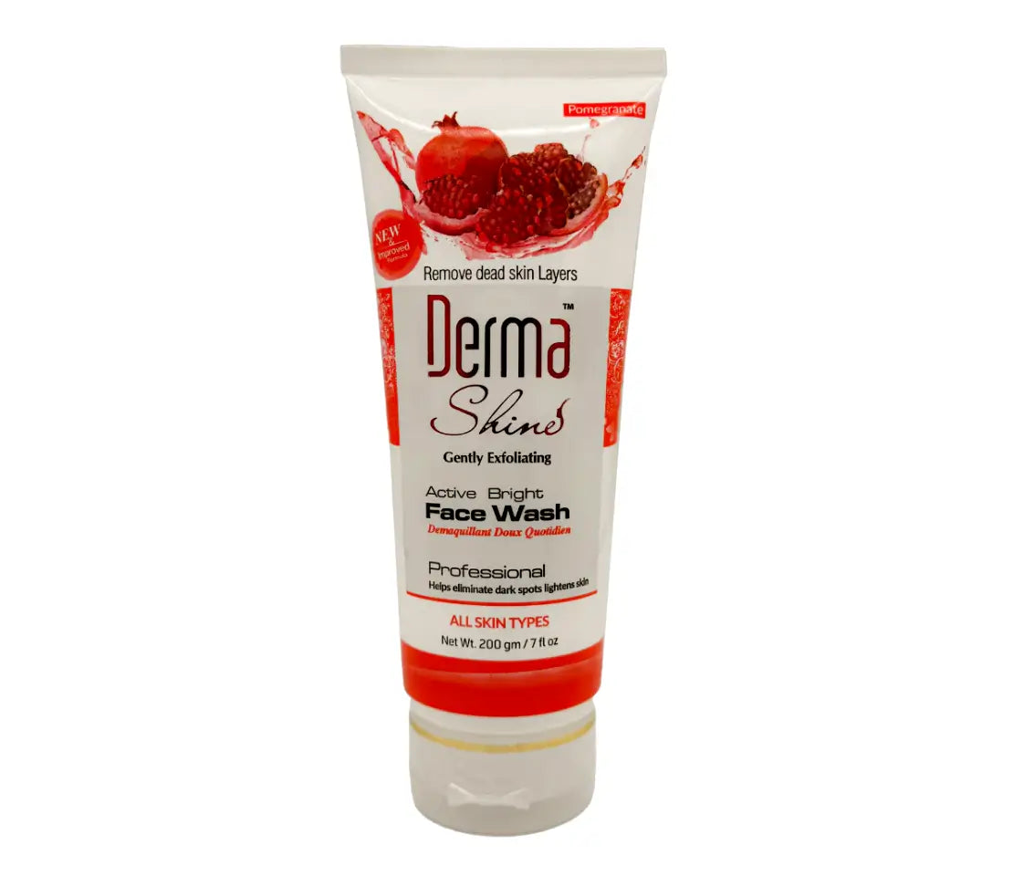 Derma Shine Pomegranate Face Wash – Refreshing & Antioxidant Cleanser