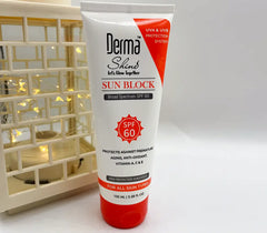 Derma Shine Sunblock SPF 60 100ml | Broad Spectrum UV Protection