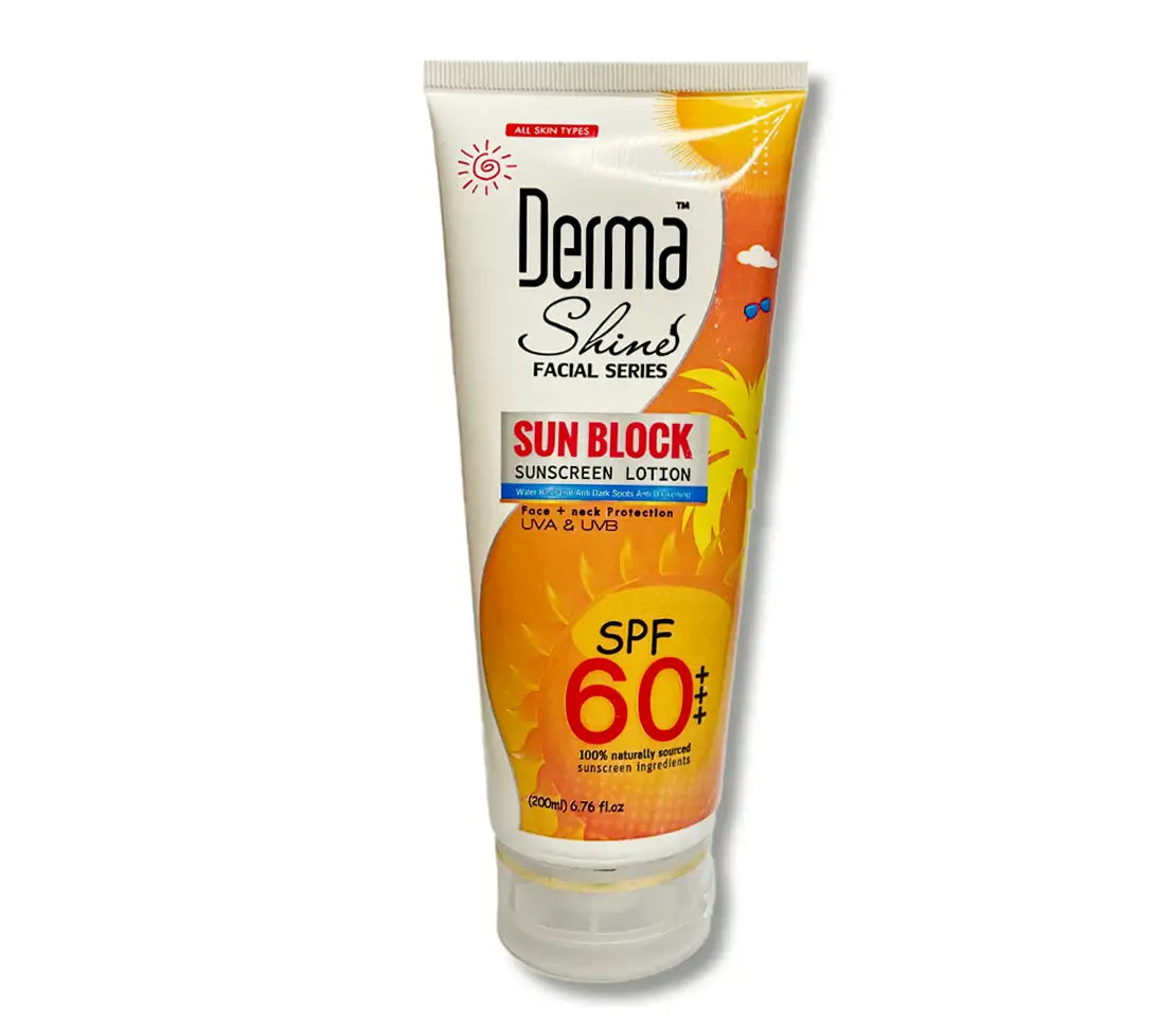 Derma Shine Sunblock SPF 60 – High Protection Sunscreen for All Skin Types