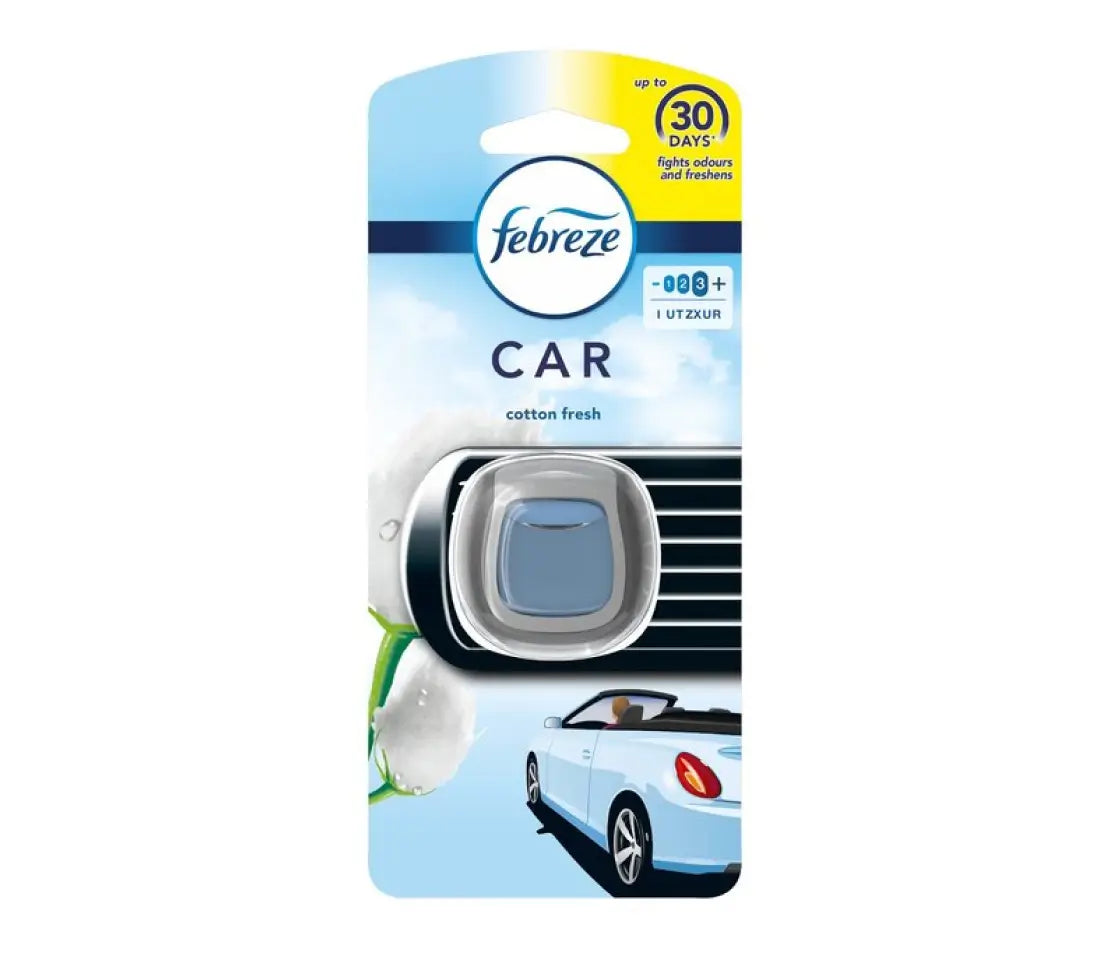 Febreze Car Air Freshener Cotton Fresh 2ML - Cared