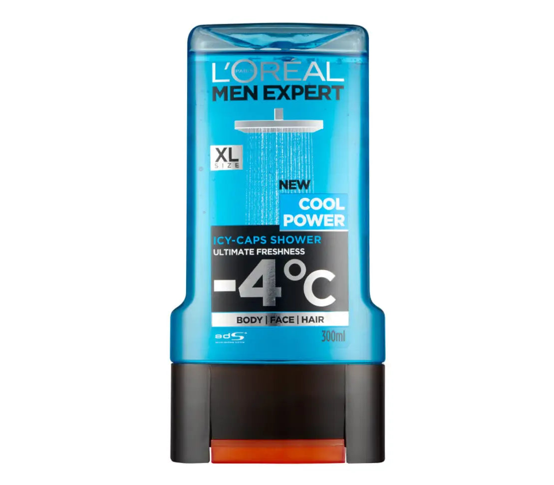 Loreal Men Expert Cool Power Shower Gel 300ML - Cared