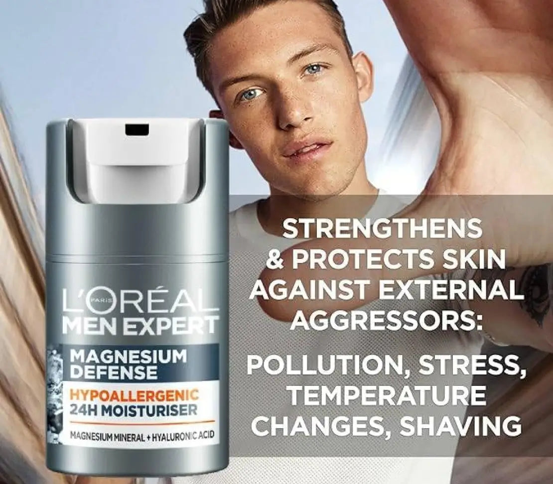 Loreal Men Expert Magnesium Defence Hypoallergenic Shower Gel 300ml - Cared