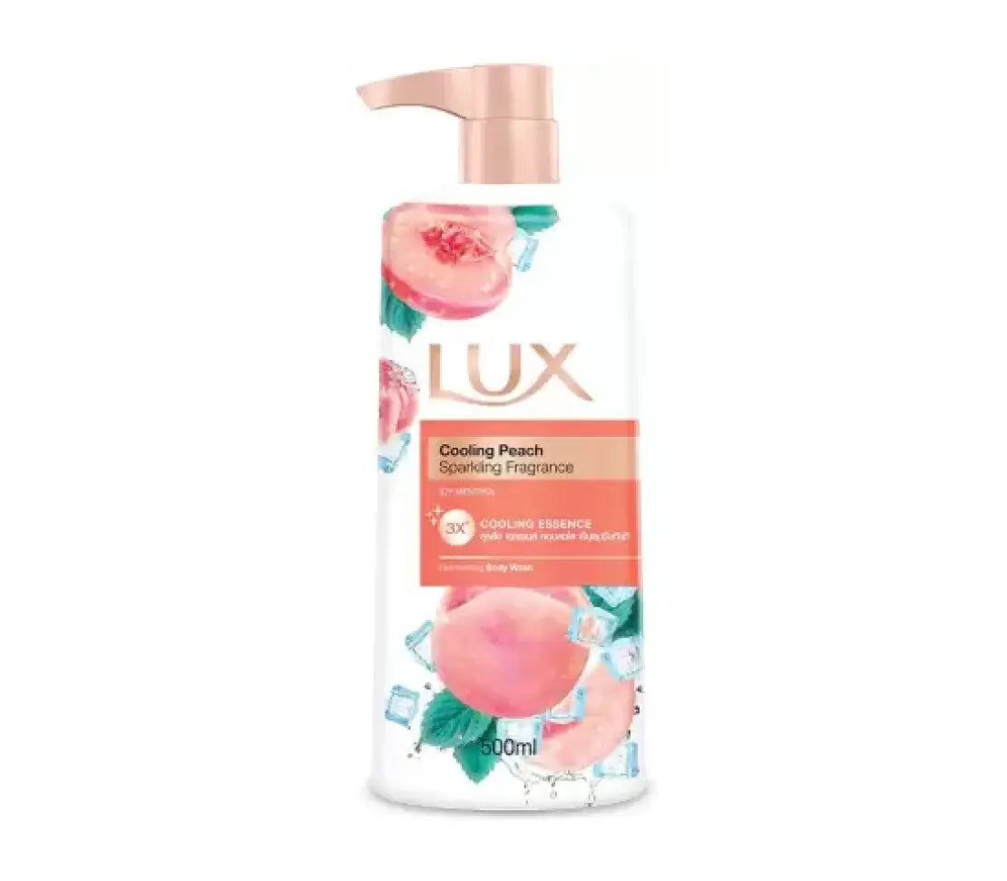 Lux Body Wash Cooling Peach - Sparkling Fragrance, 500ML - Cared