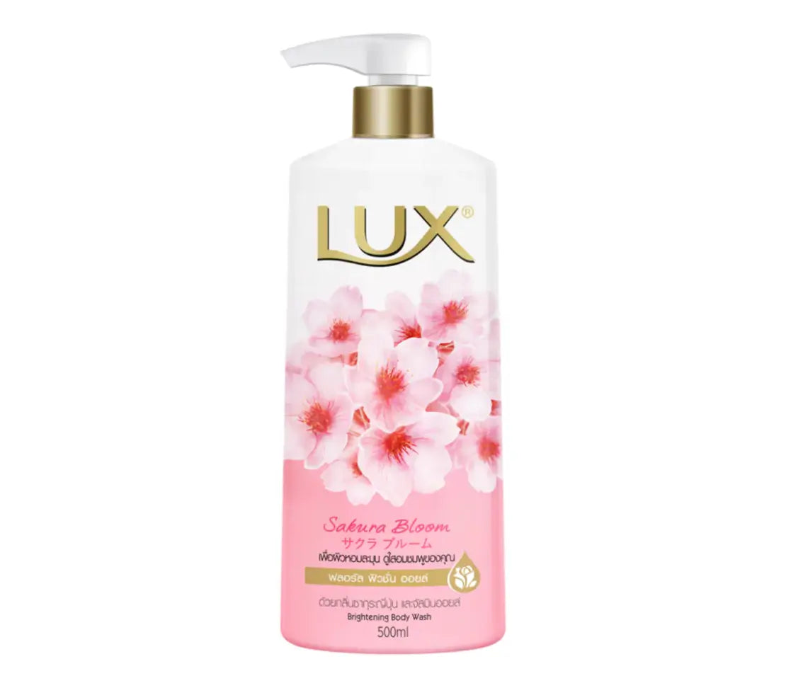 Lux Dewy Sakura Delicate Fragrance Moisturizing Body Wash 500ML - Cared