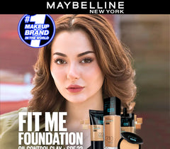 Maybelline NY Fit Me Matte + Poreless Liquid Foundation SPF 22 - 112 Natural Ivory 30ml | Oil-Free, Pore-Minimizing Formula for Normal to Oily Skin