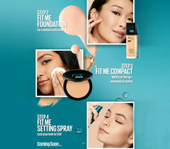 Maybelline NY Fit Me Matte + Poreless Liquid Foundation SPF 22 - 112 Natural Ivory 30ml | Oil-Free, Pore-Minimizing Formula for Normal to Oily Skin