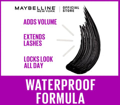 Maybelline The Falsies Lash Lift Mascara Hydrofuge 8.6ml | Waterproof, Instant Lash Lift Effect & Volumizing Formula