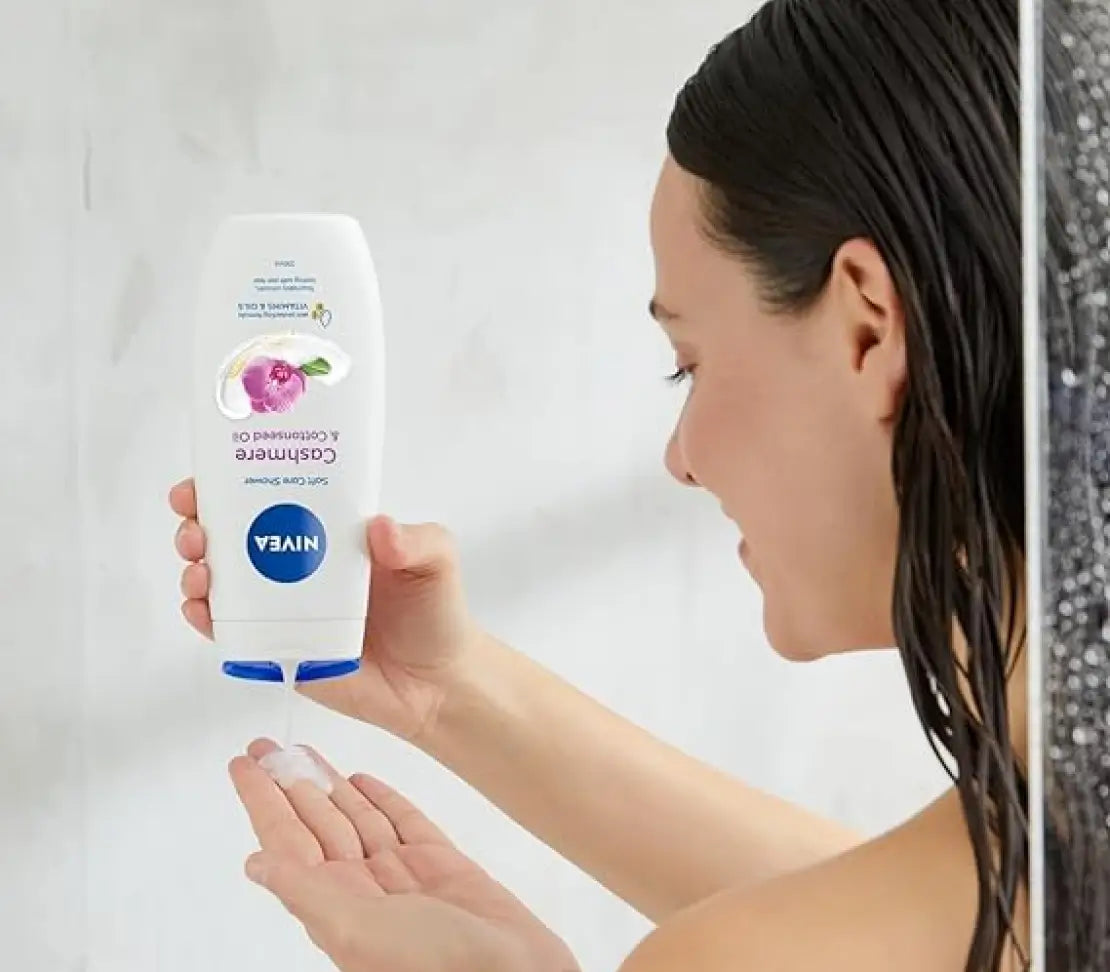 Nivea Cashmere & Cotton Seed Oil Shower Gel 250ML - Cared