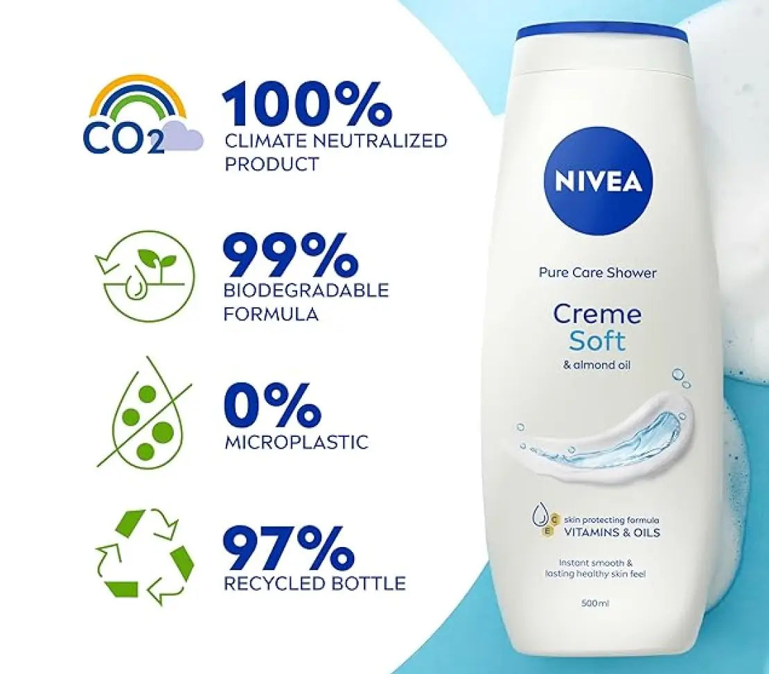 Nivea Crème Soft Shower Gel 250ML - Cared