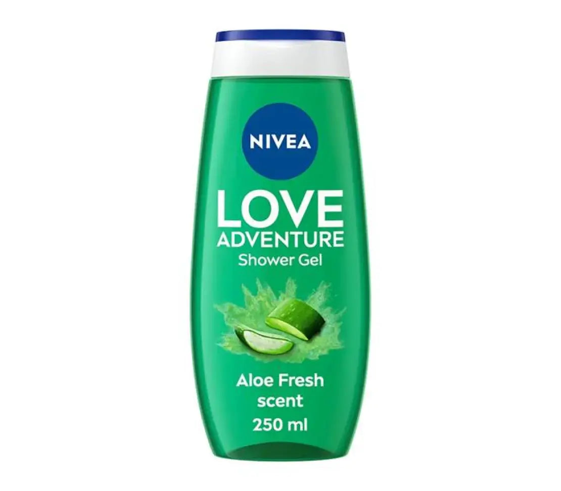 Nivea Love Adventure Aloe Shower Gel 250ML - Cared