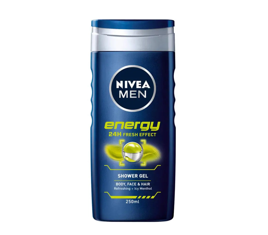 Nivea Men Energy Shower Gel 250ML - Cared