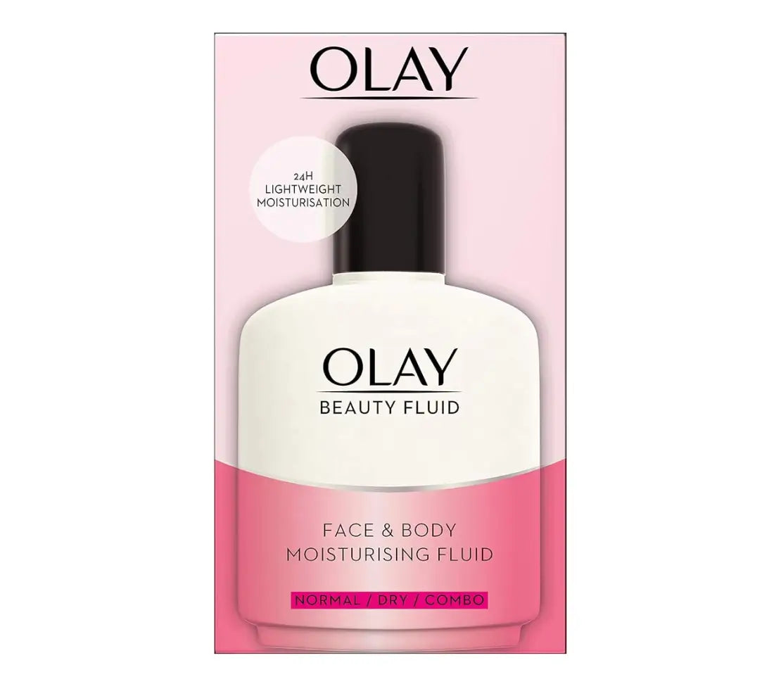 Olay Lotion Beauty Fluid Face & Body Moisturising 100ML - Cared